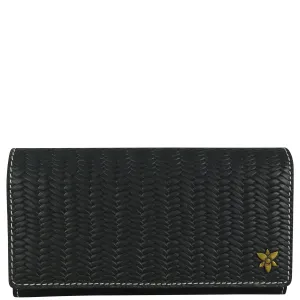 Heritage Leather Accordion Flap Wallet - 1975