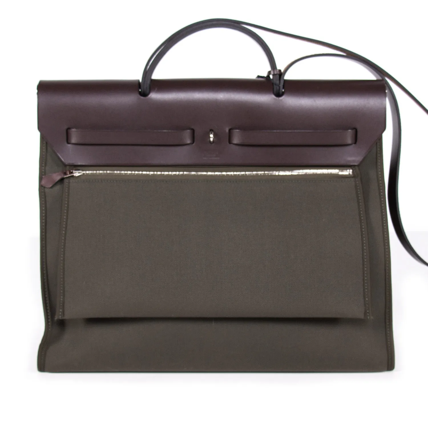 Hermes Herbag Zip 39 Vert Olive