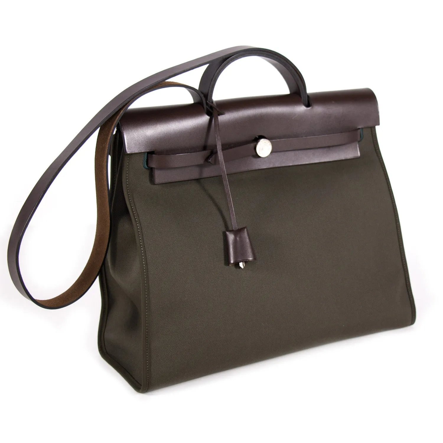 Hermes Herbag Zip 39 Vert Olive