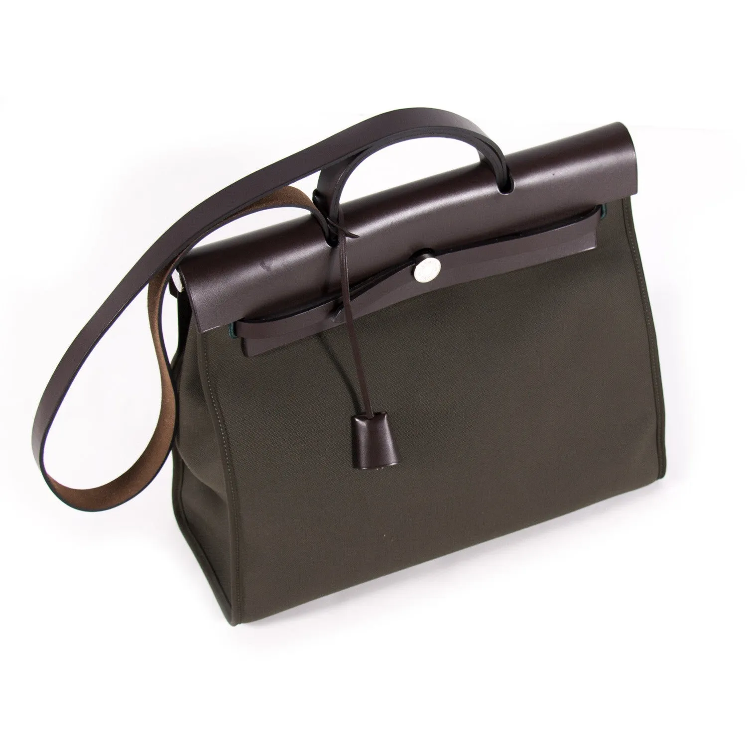 Hermes Herbag Zip 39 Vert Olive