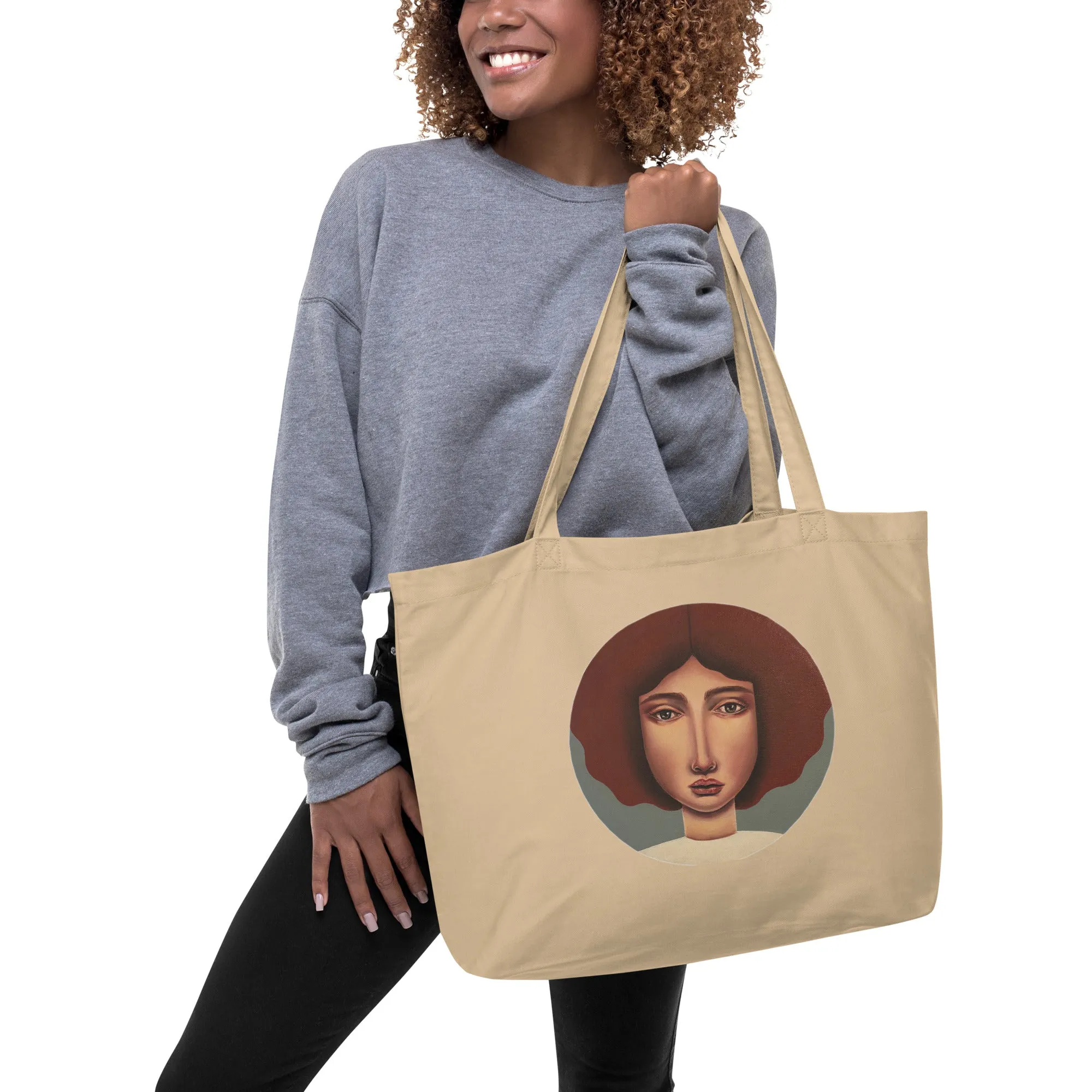 IMAGINE 2 Large Organic Tote Bag