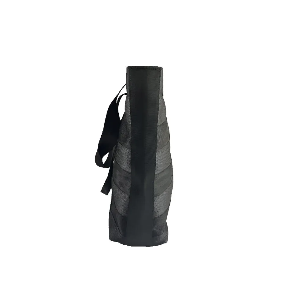 Jaggery Noir Surplus Tote in Rescued Car Seat Belts