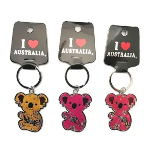 Key Ring Double Side Koala Shape