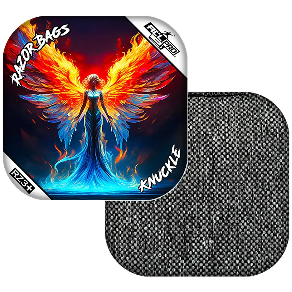 Knuckle | Flame Angel | ACL PRO Razor Cornhole Bags