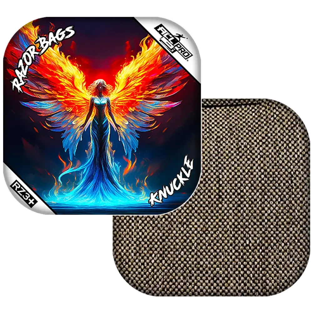 Knuckle | Flame Angel | ACL PRO Razor Cornhole Bags