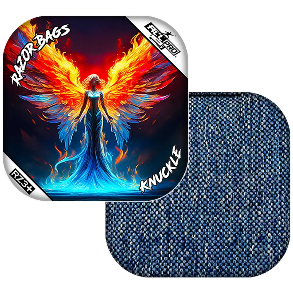 Knuckle | Flame Angel | ACL PRO Razor Cornhole Bags