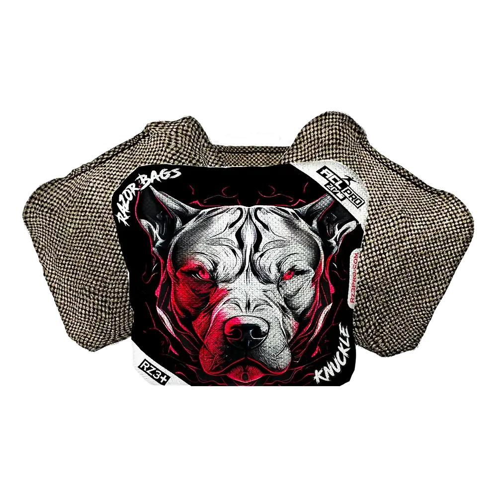 Knuckle | Pitbull Black Series | ACL PRO Razor Cornhole Bags