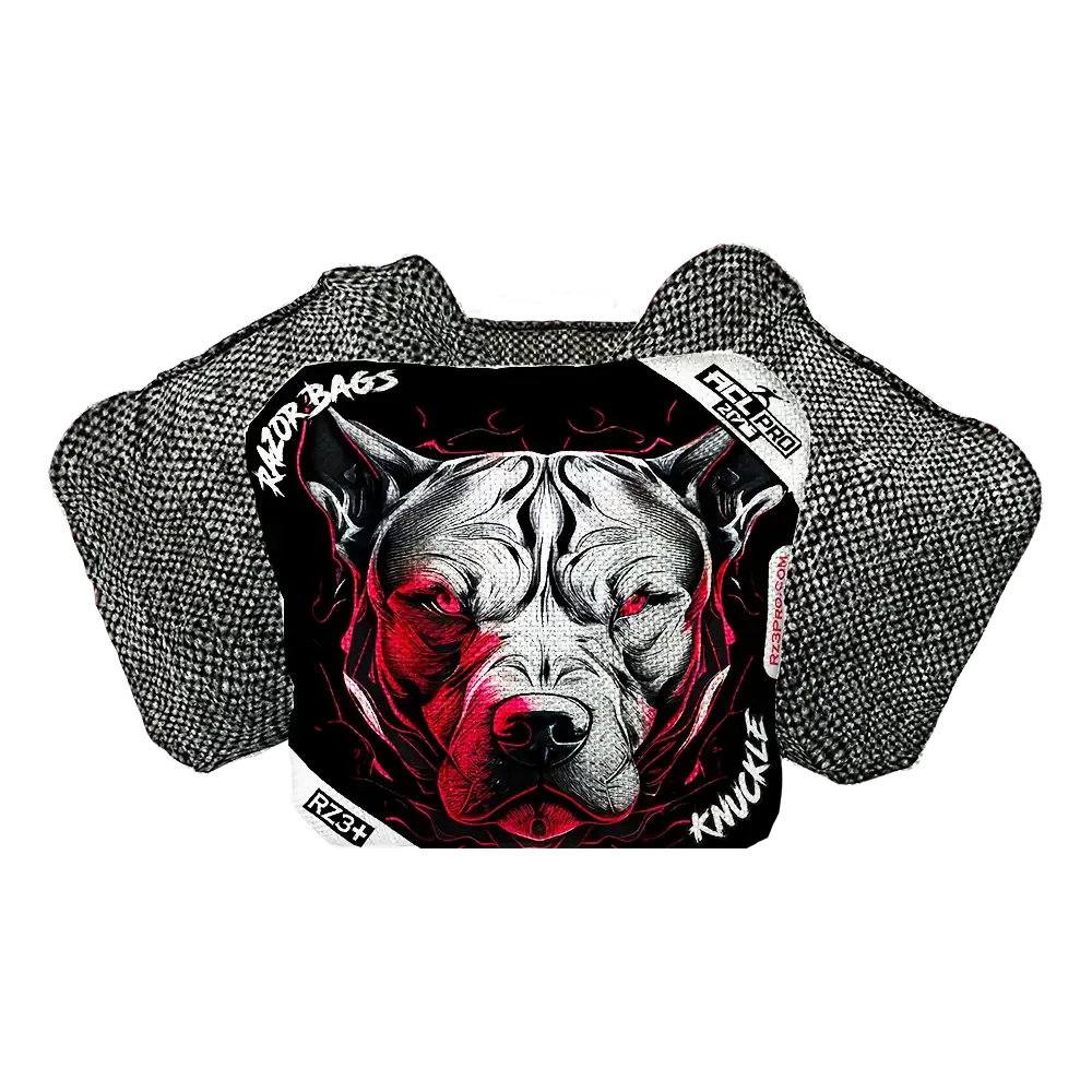 Knuckle | Pitbull Black Series | ACL PRO Razor Cornhole Bags