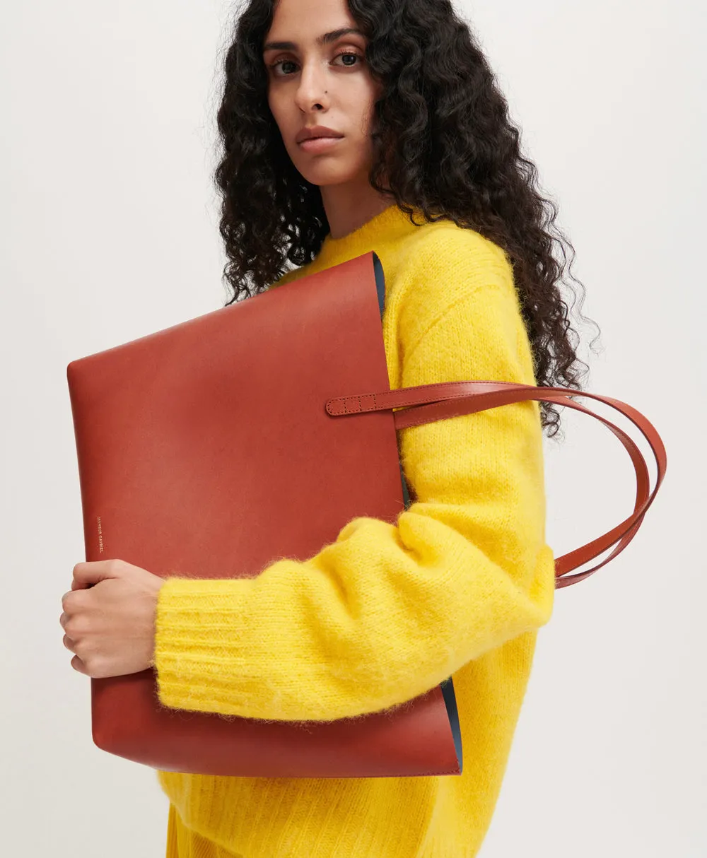 Large Tote - Brandy/Avion