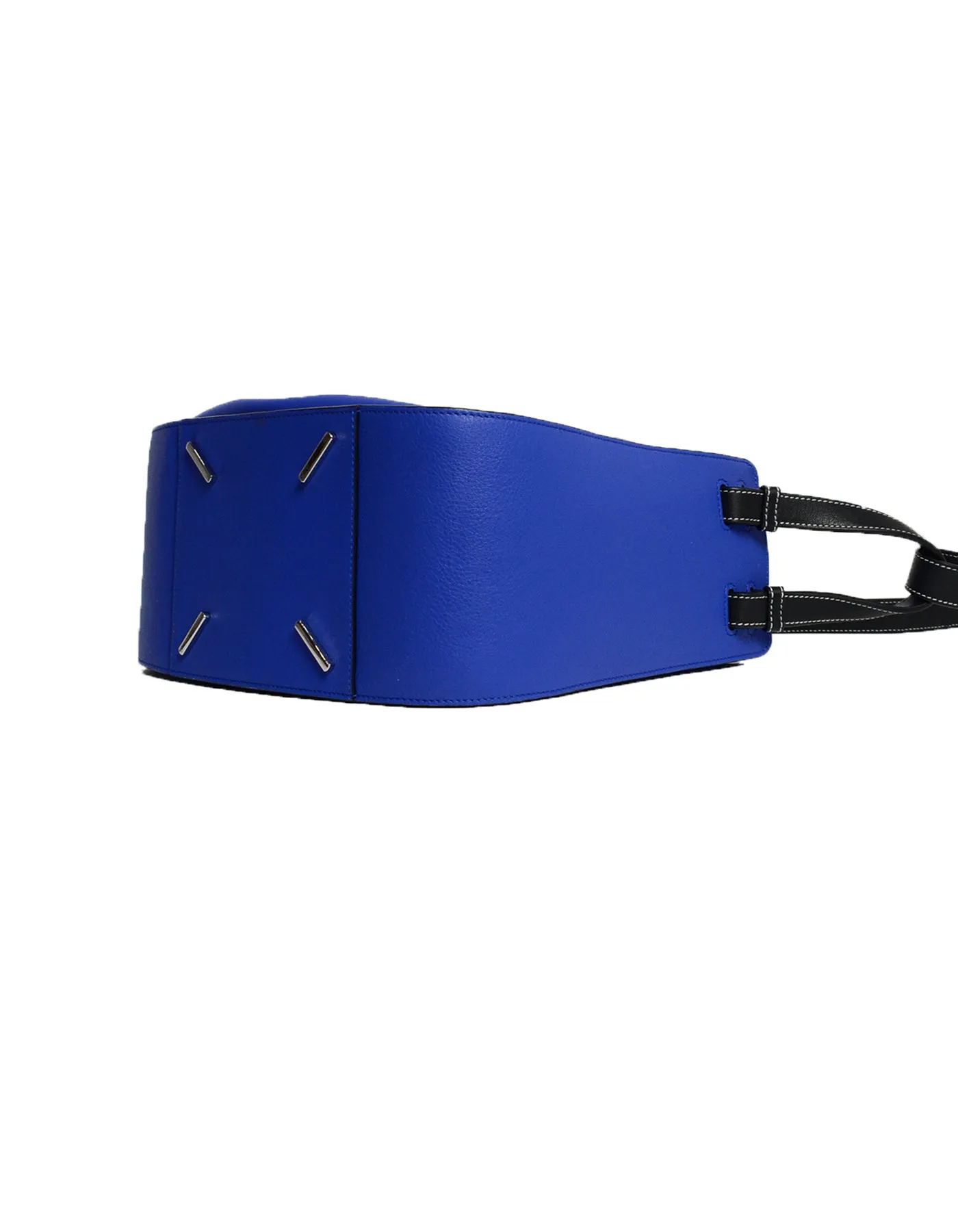 Loewe Selfridge's Exclusive Blue Leather Can't Take It Small Hammock Bag
