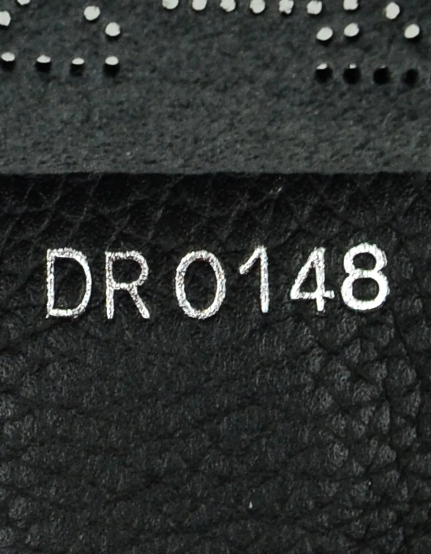 Louis Vuitton Black Mahina Leather Perforated Monogram Hina MM Bag