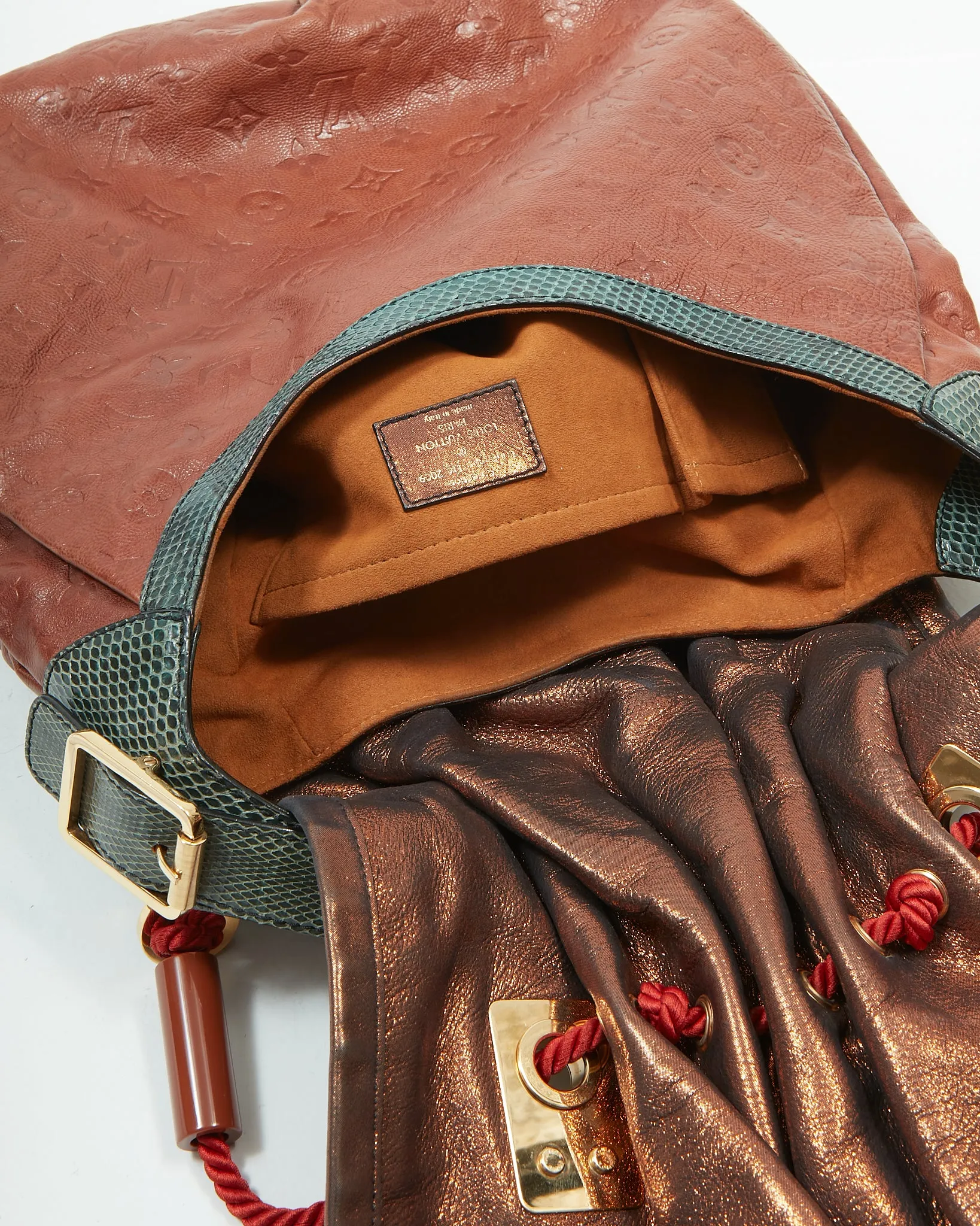 Louis Vuitton Brown Empreinte Monogram Masala Epices Kalahari GM