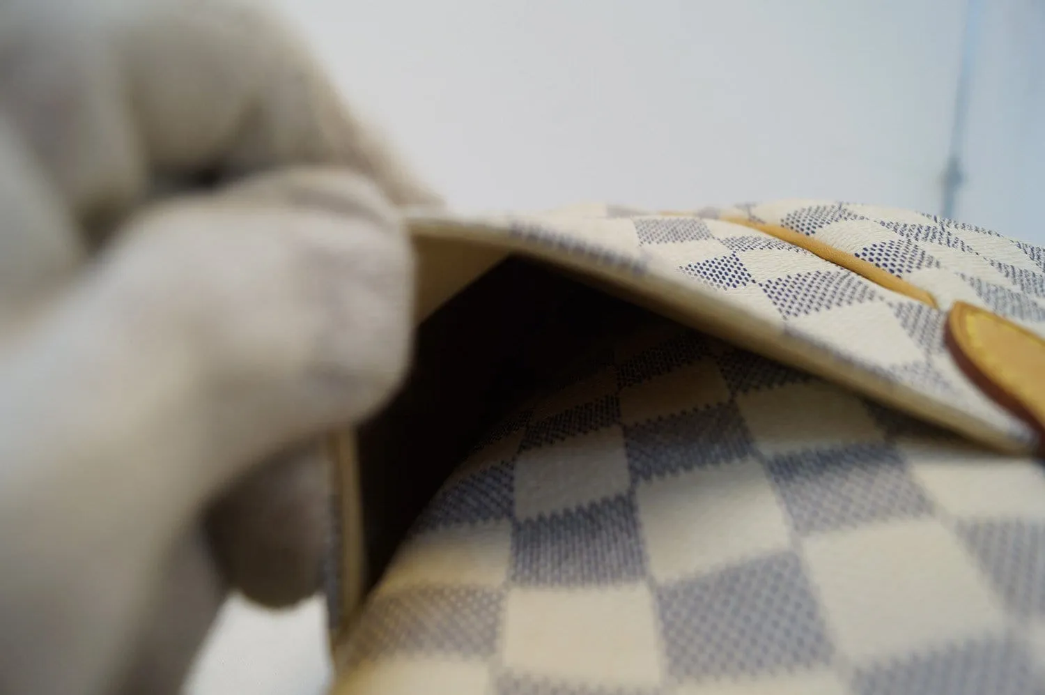 LOUIS VUITTON Damier Azur Canvas Totally PM Shoulder Bag