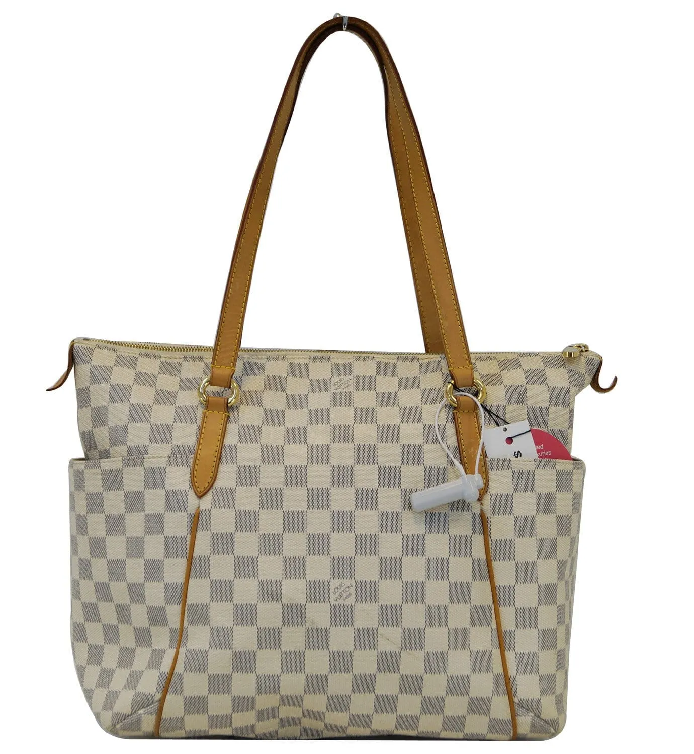 LOUIS VUITTON Damier Azur Totally MM Shoulder Handbag