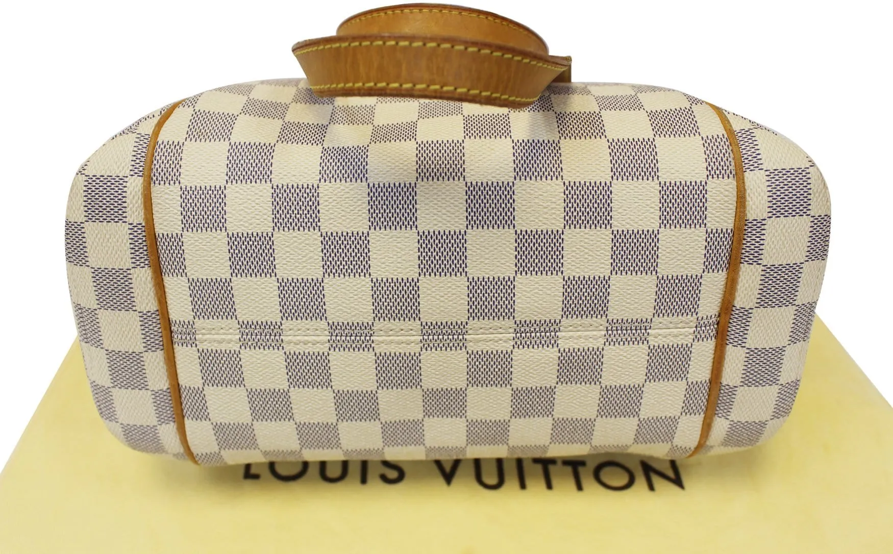 Louis Vuitton Damier Azur Totally PM Brown Shoulder Handbag