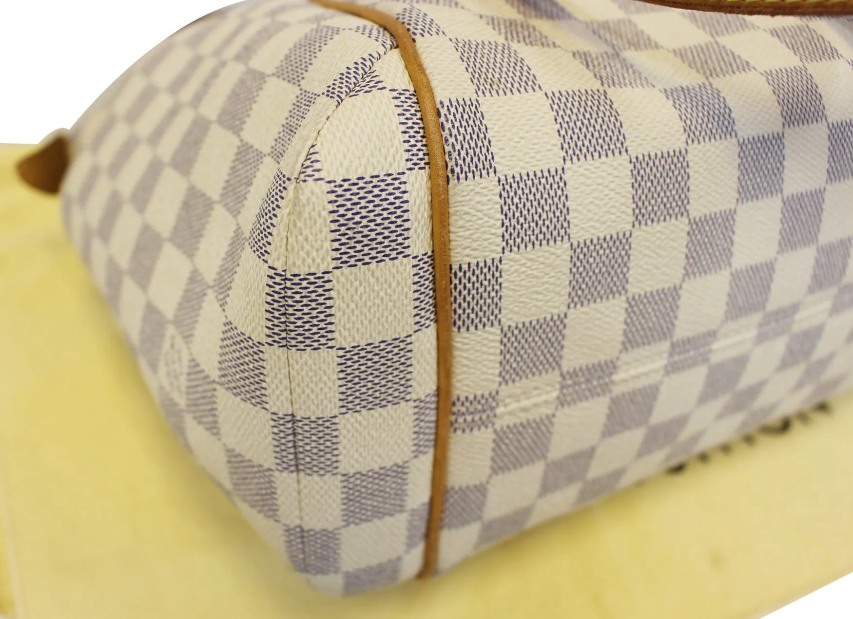 Louis Vuitton Damier Azur Totally PM Brown Shoulder Handbag