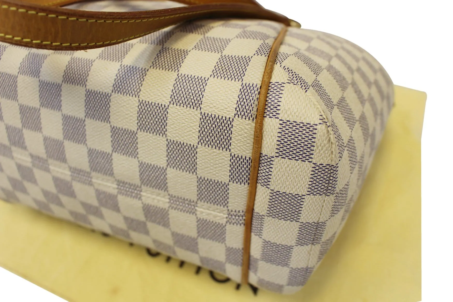 Louis Vuitton Damier Azur Totally PM Brown Shoulder Handbag