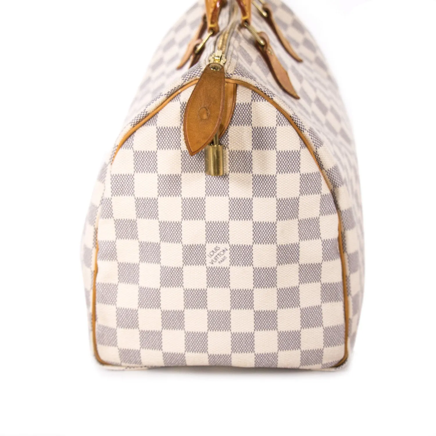Louis Vuitton Damier Azure Speedy 35
