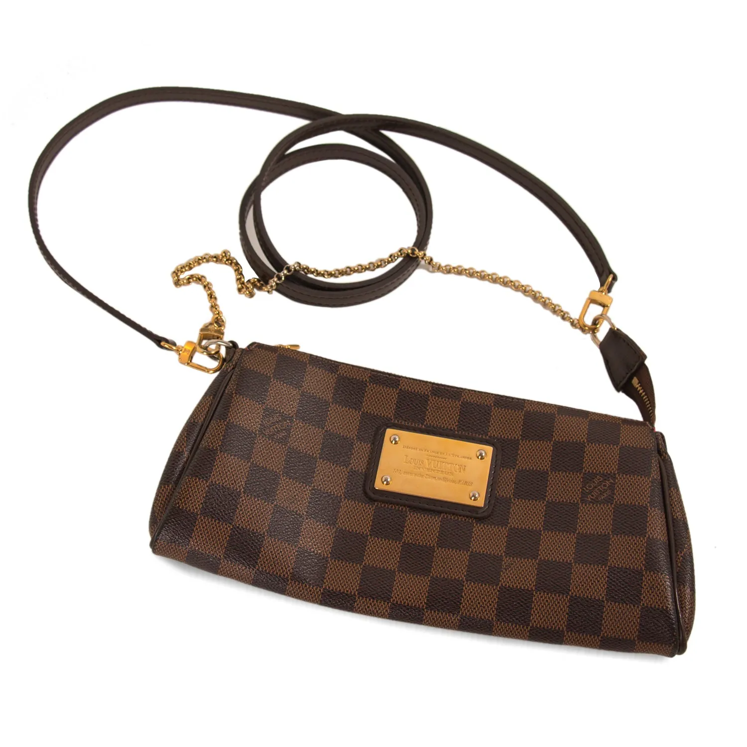 Louis Vuitton Damier Ebene Eva Clutch