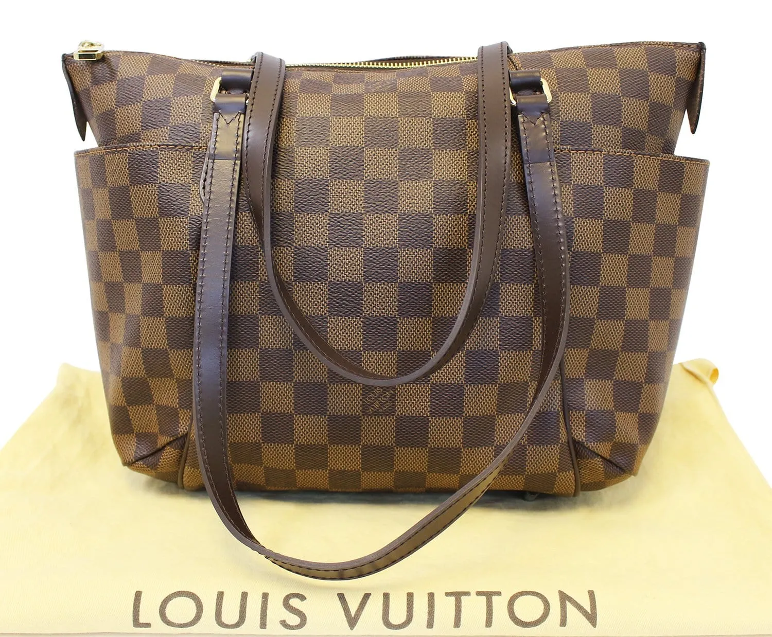 LOUIS VUITTON Damier Ebene Totally PM Shoulder Bag