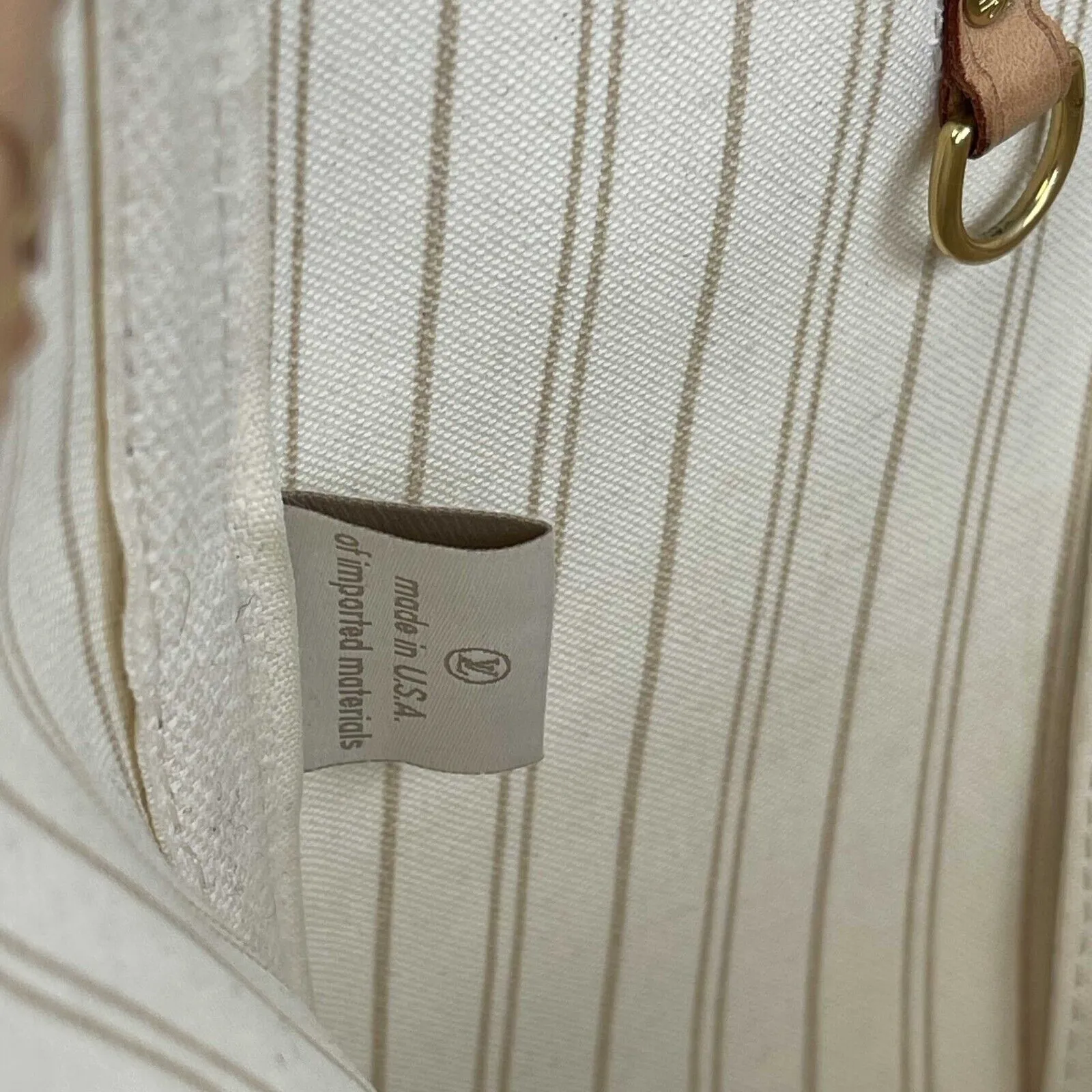Louis Vuitton - LV Neverfull MM Damier Azur Cream Canvas Tote