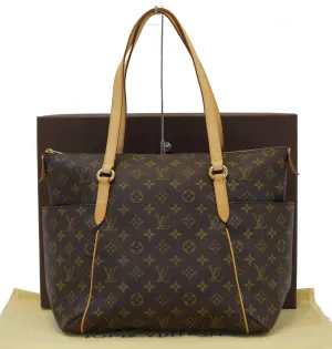 LOUIS VUITTON Monogram Brown Totally MM Tote Bag