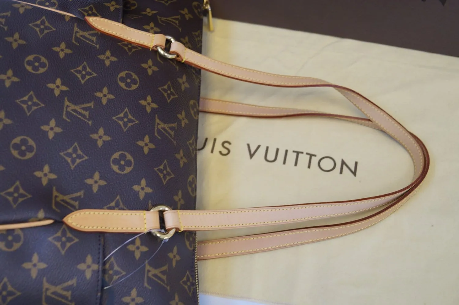 LOUIS VUITTON Monogram Brown Totally MM Tote Bag