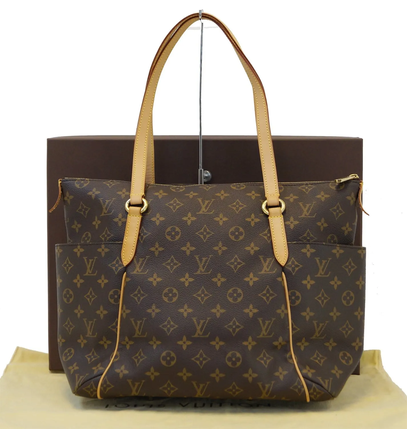 LOUIS VUITTON Monogram Brown Totally MM Tote Bag