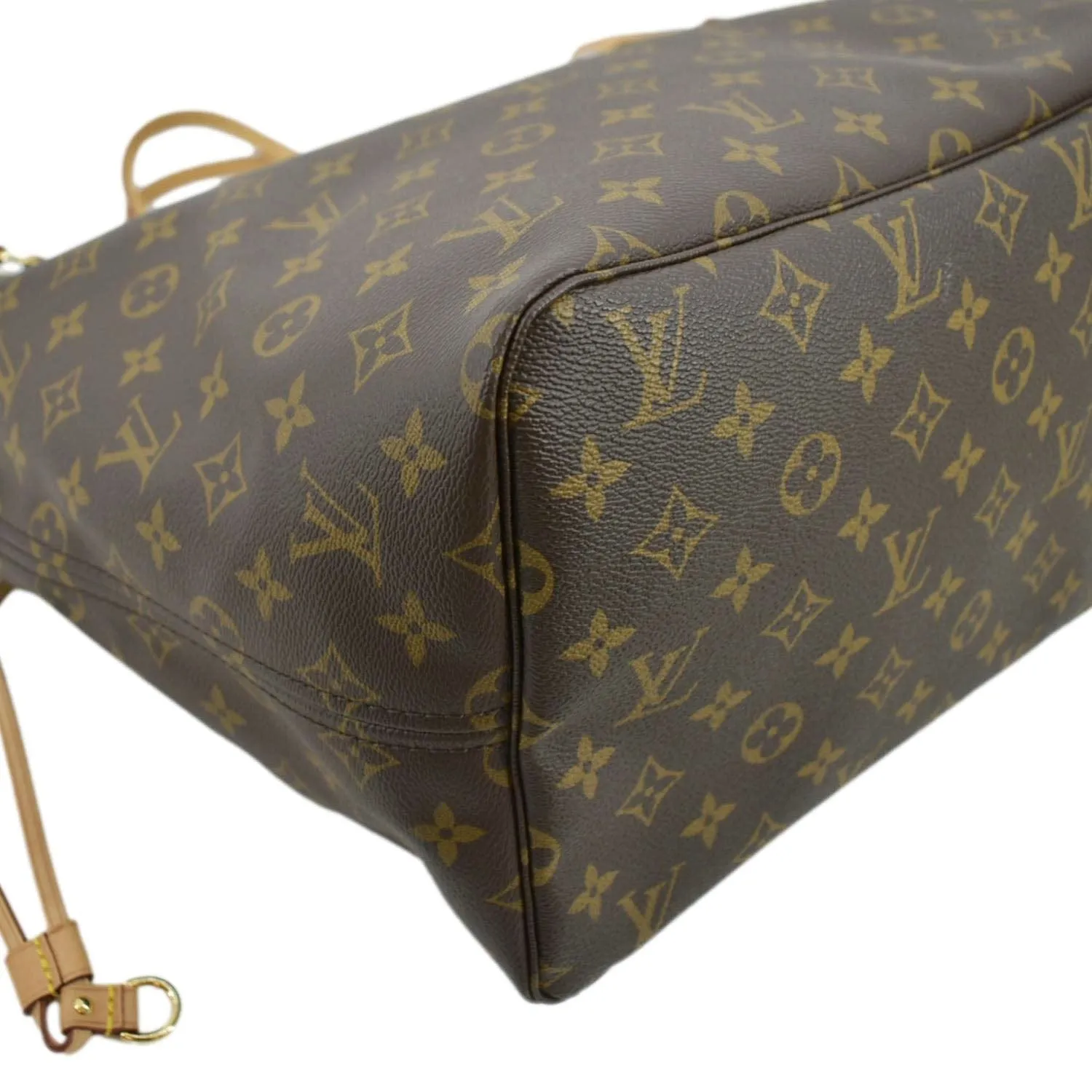 LOUIS VUITTON Neverfull GM Monogram Canvas Tote Bag Brown