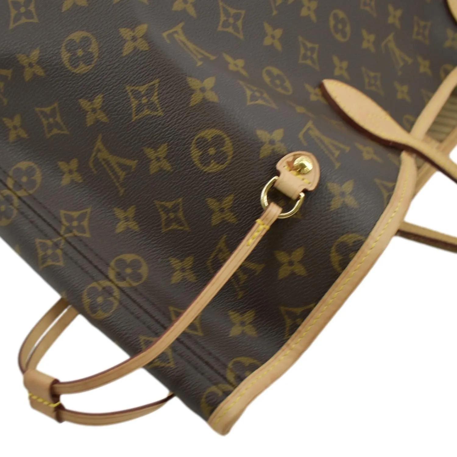 LOUIS VUITTON Neverfull GM Monogram Canvas Tote Bag Brown