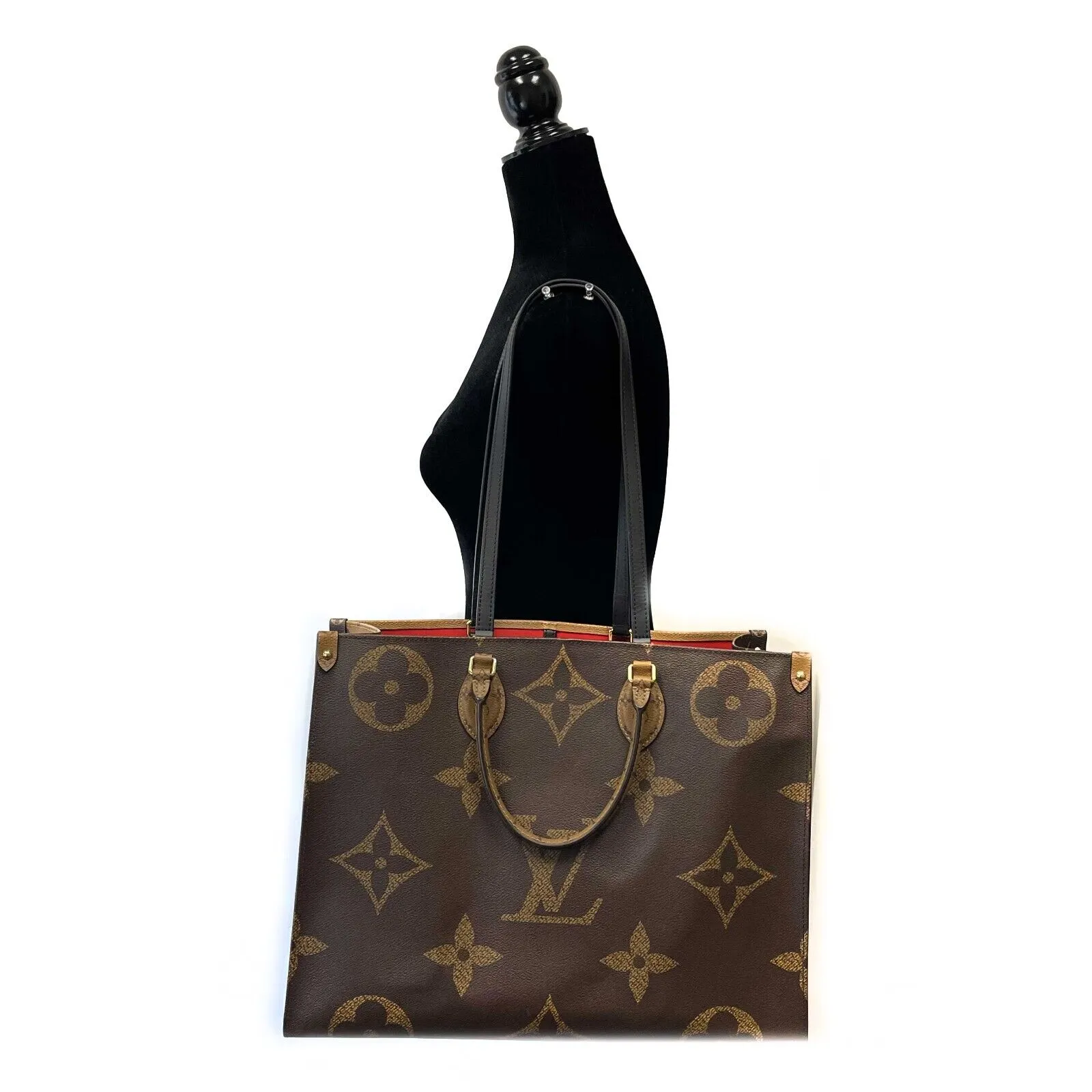 Louis Vuitton - OnTheGo GM Monogram Tote Reverse - Brown w/ Shoulder Strap