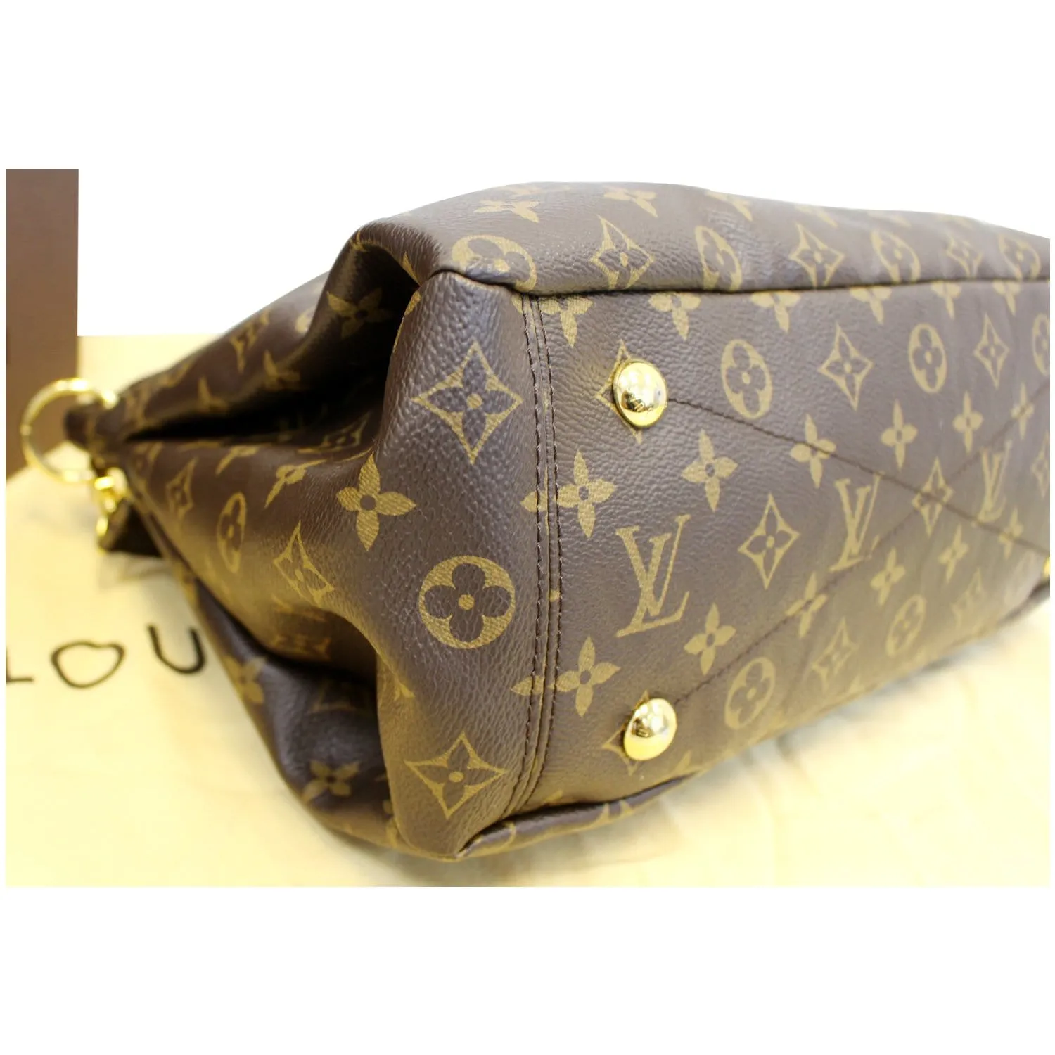LOUIS VUITTON Pallas Monogram Canvas 2Way Shoulder Bag Cerise