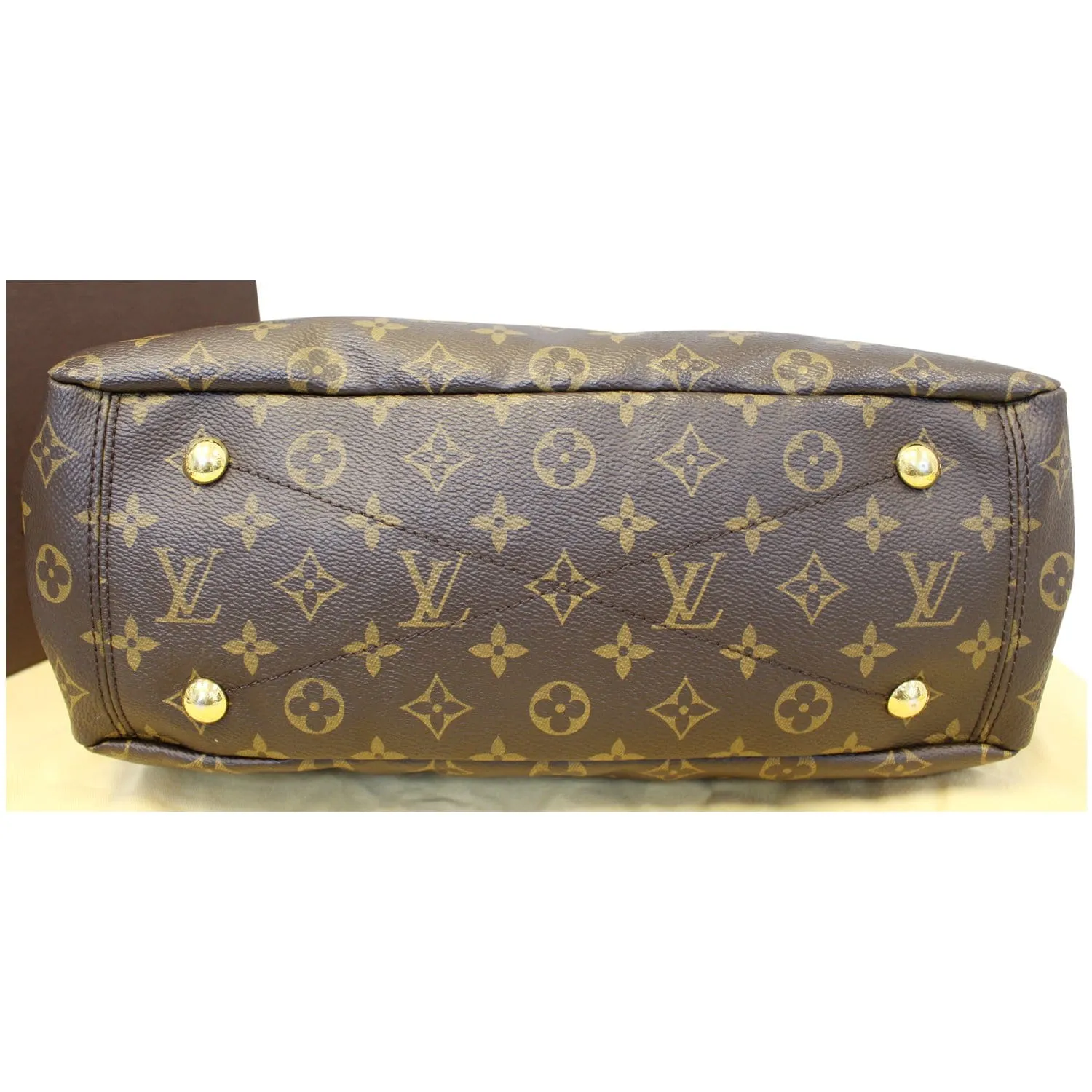 LOUIS VUITTON Pallas Monogram Canvas 2Way Shoulder Bag Cerise