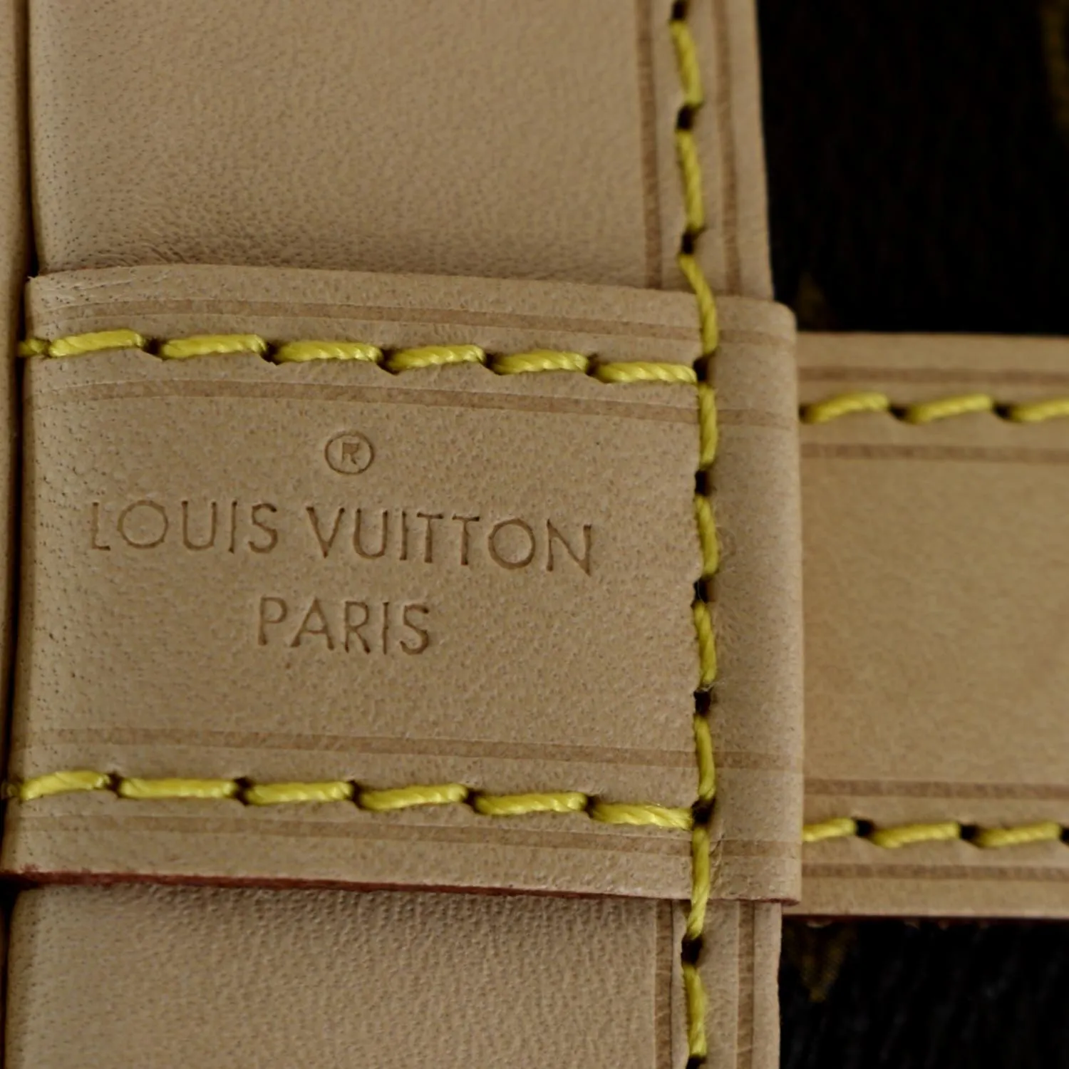 LOUIS VUITTON Petit Noe NM Monogram Canvas Shoulder Bag Brown