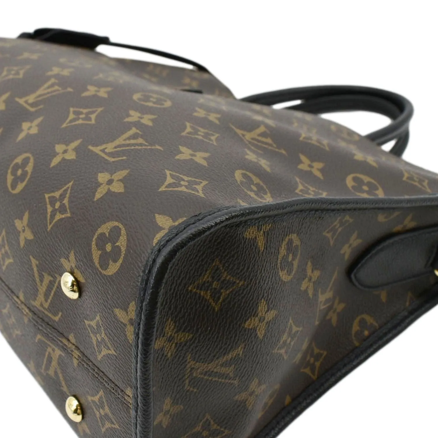 LOUIS VUITTON Popincourt NM Monogram Canvas Tote Bag Brown