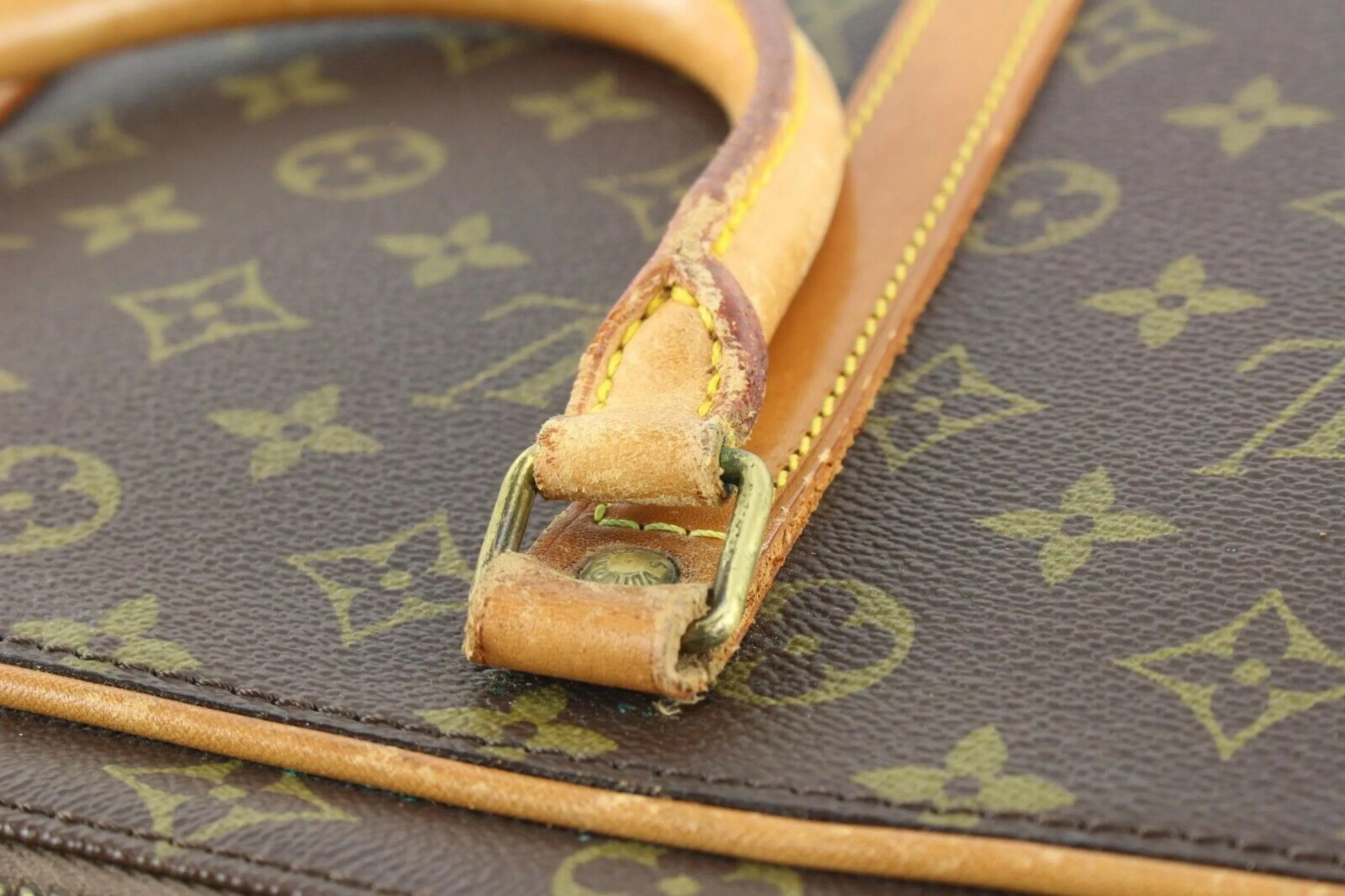 Louis Vuitton Rare Monogram Artwork Canvas Portfolio Suitcase Luggage 1LVJ0119