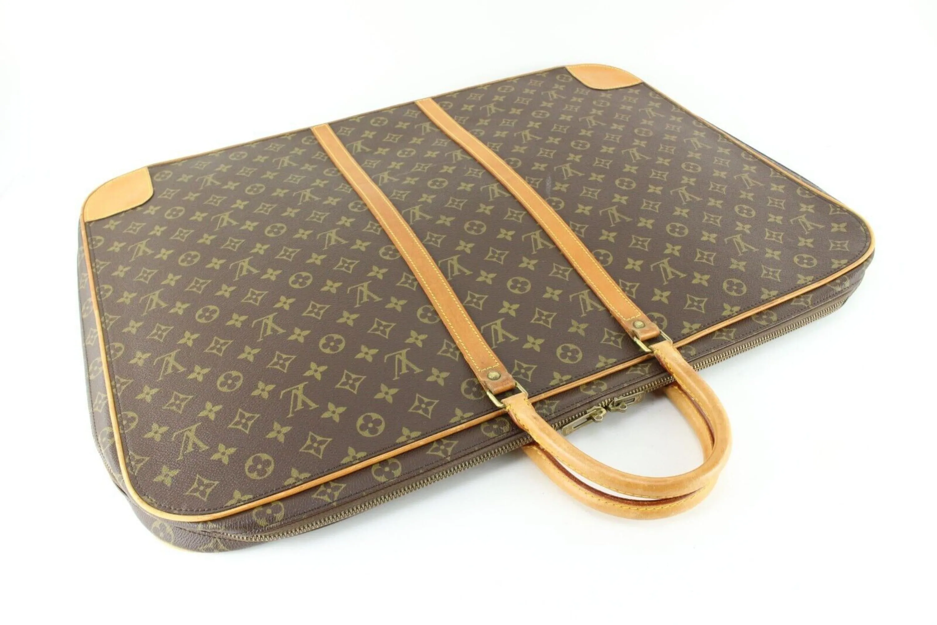 Louis Vuitton Rare Monogram Artwork Canvas Portfolio Suitcase Luggage 1LVJ0119