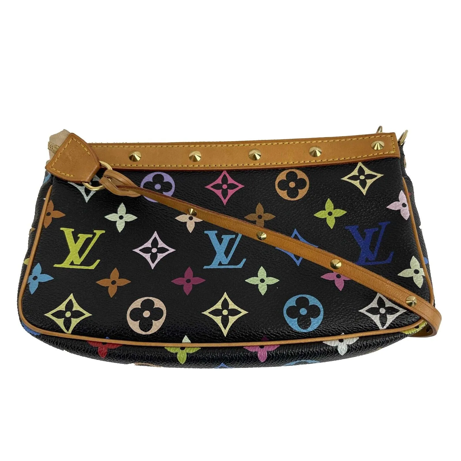 Louis Vuitton - Takashi Murakami Multicolor Pochette - Multicolor Shoulder Bag