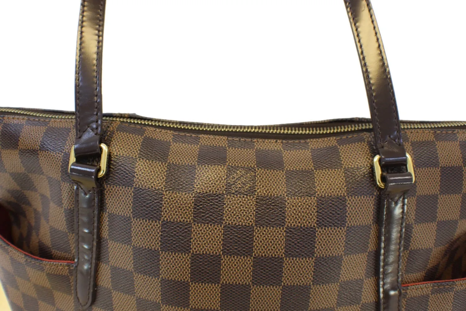 LOUIS VUITTON Totally MM Damier Ebene Brown  Shoulder Bag