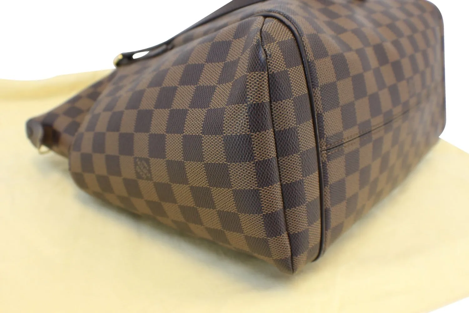LOUIS VUITTON Totally MM Damier Ebene Brown  Shoulder Bag