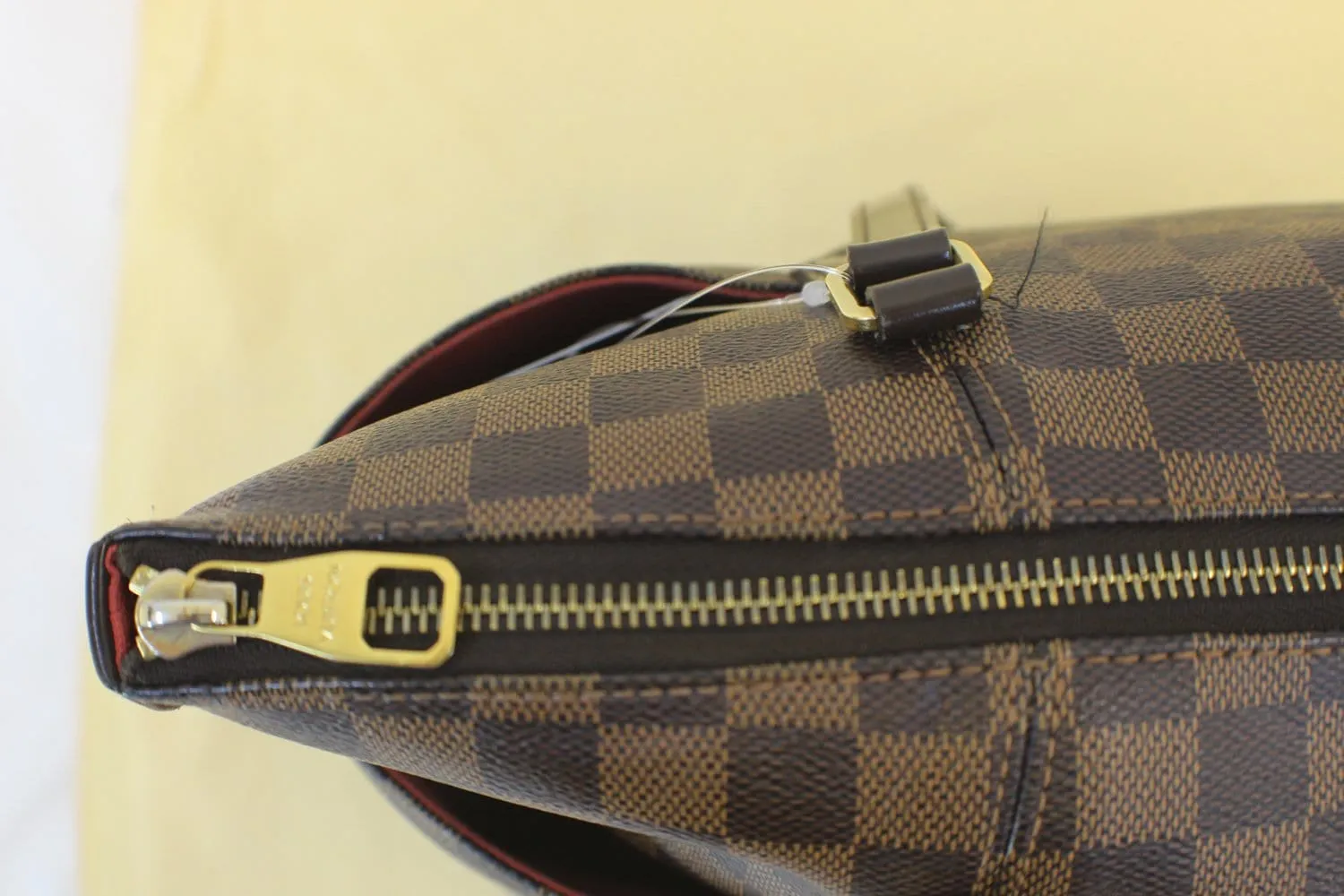 LOUIS VUITTON Totally MM Damier Ebene Brown  Shoulder Bag