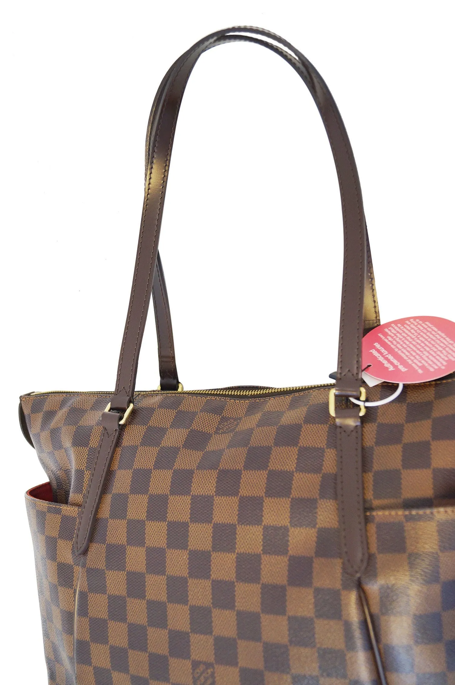 LOUIS VUITTON Totally MM Damier Ebene Shoulder Handbag