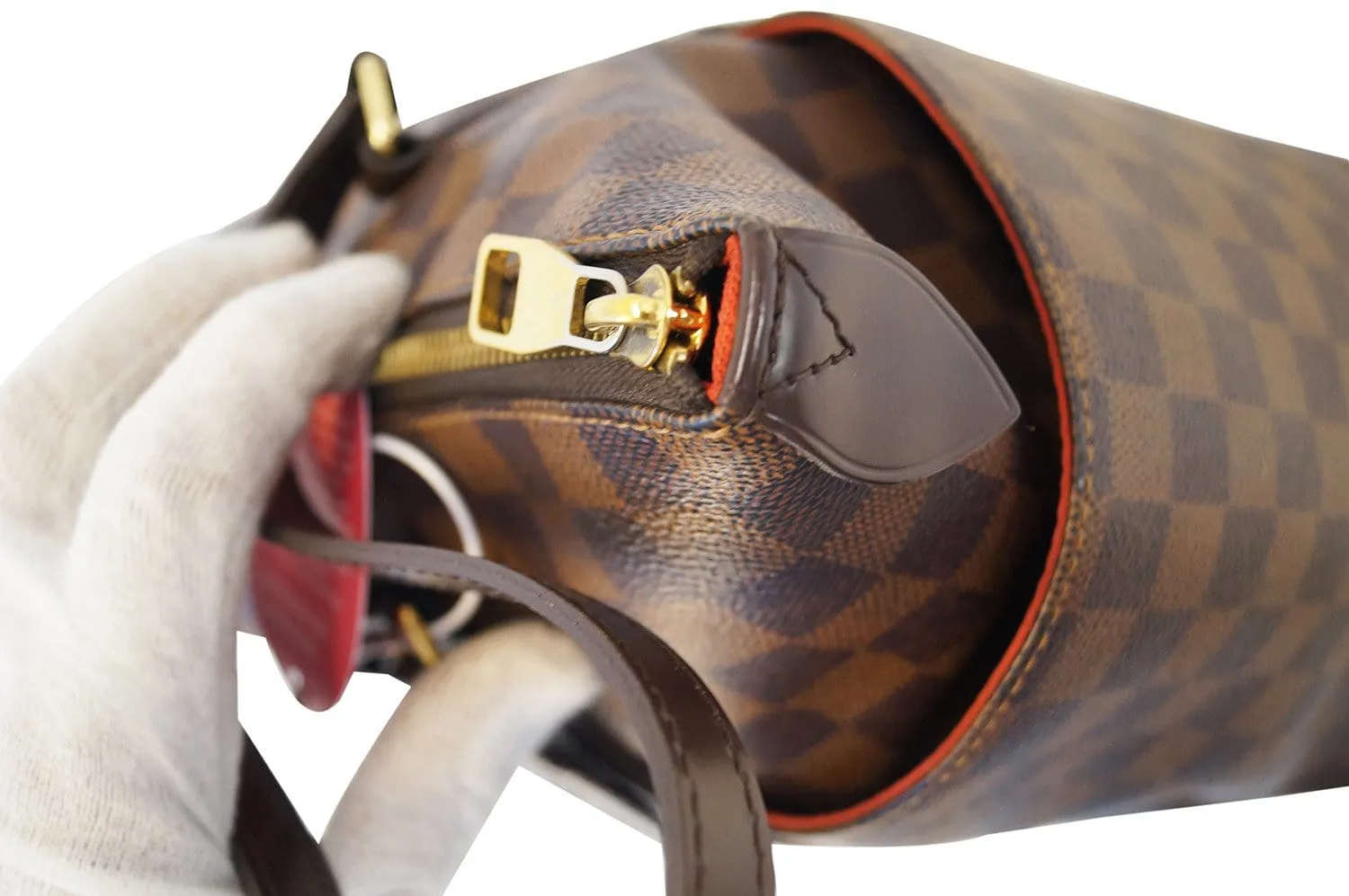 LOUIS VUITTON Totally MM Damier Ebene Shoulder Handbag