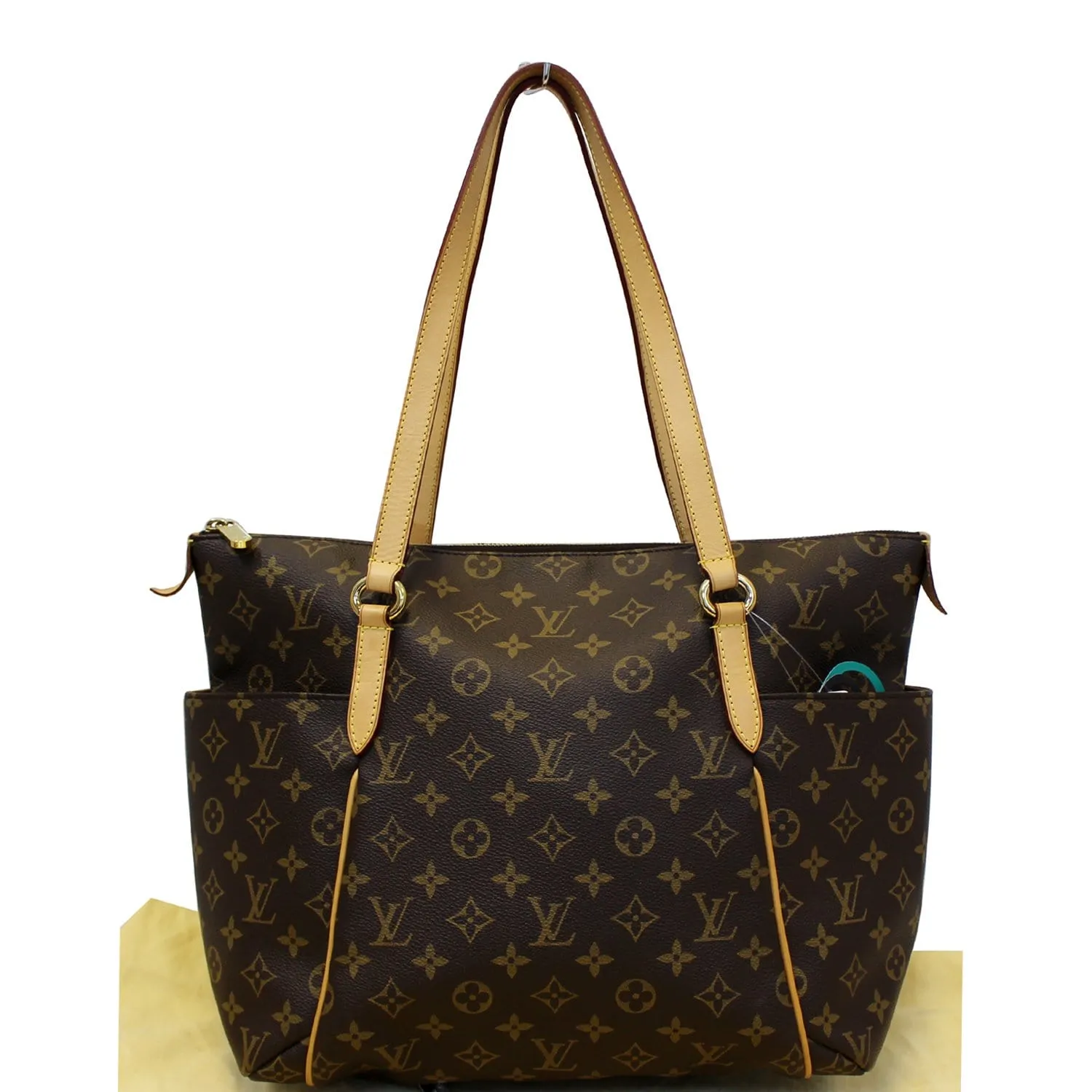 LOUIS VUITTON Totally MM Monogram Canvas Brown Tote Shoulder Bag