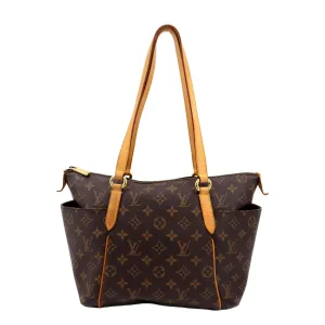 LOUIS VUITTON Totally PM Monogram Canvas Shoulder Tote Bag Brown