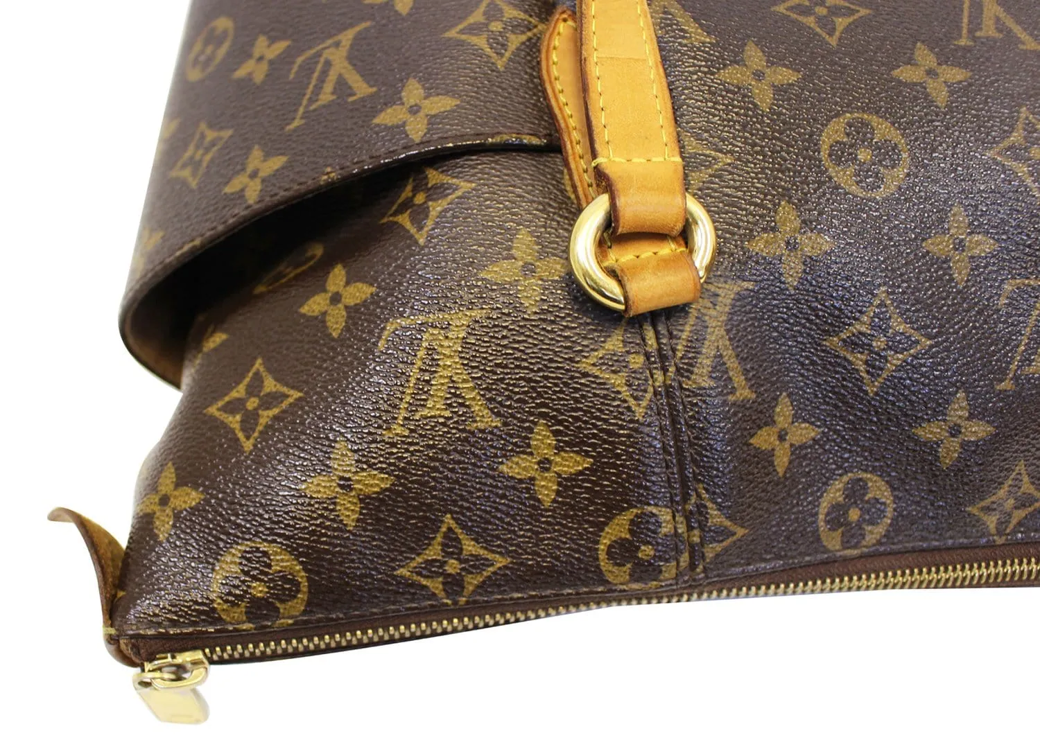 LOUIS VUITTON Used  Monogram Canvas Totally MM Tote Brown Bag