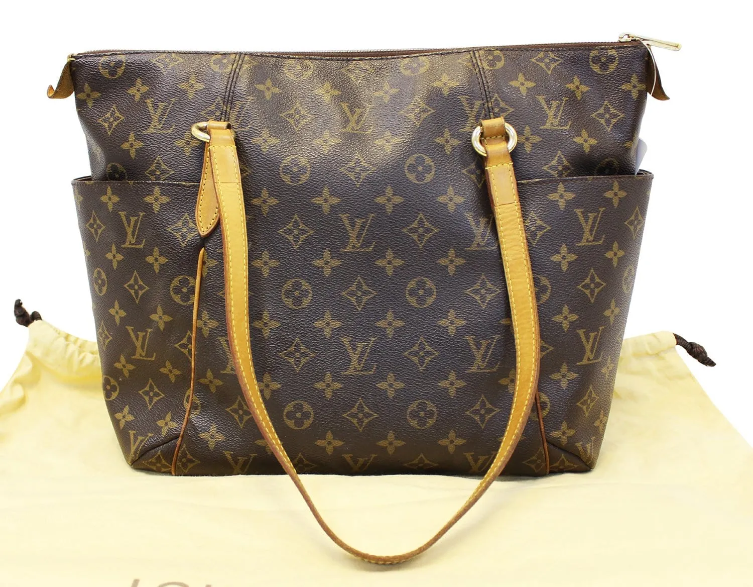 LOUIS VUITTON Used  Monogram Canvas Totally MM Tote Brown Bag