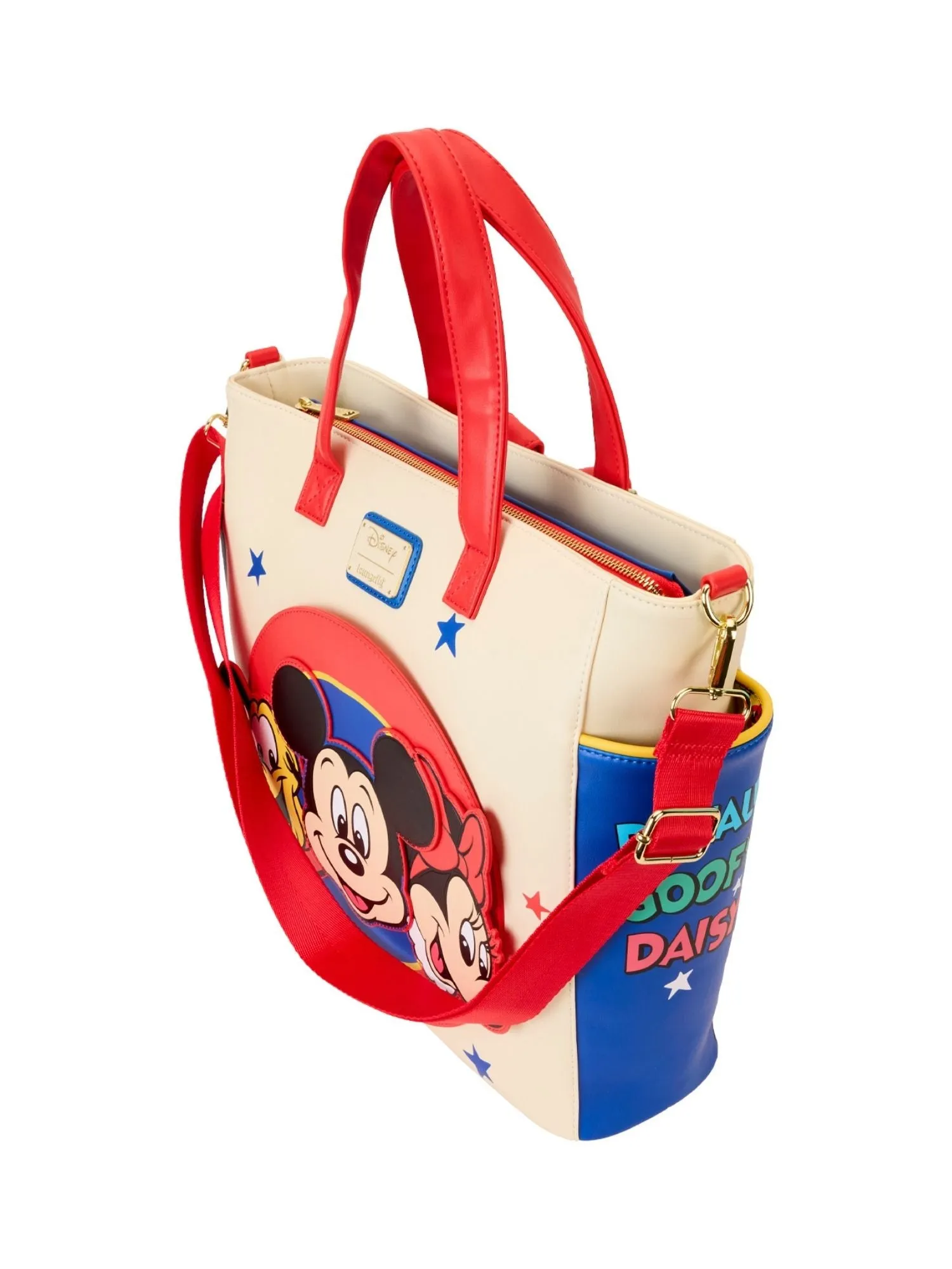 Loungefly x Disney Mickey And Friends Convertible Backpack Tote Bag