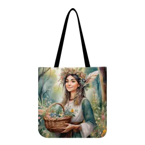 Maisie - A Woodland Gatherer Cloth Shopping Tote