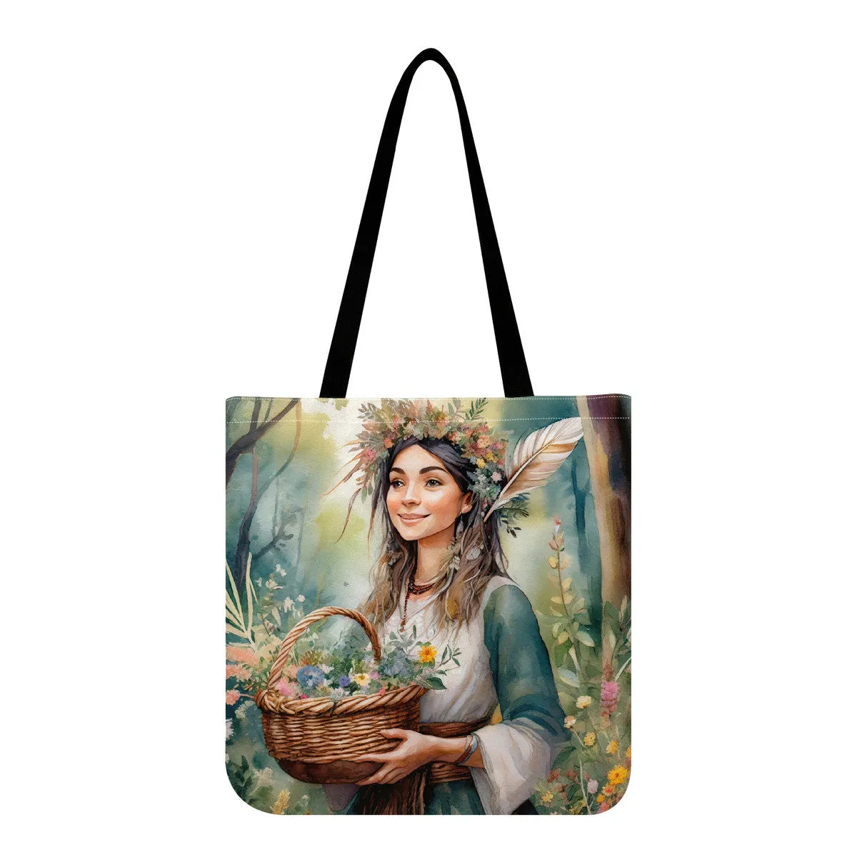 Maisie - A Woodland Gatherer Cloth Shopping Tote